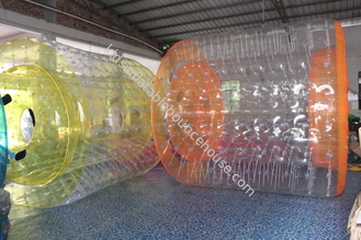 واضح PVC نفخ ألعاب المياه / أنبوب المتداول نفخ شفافة